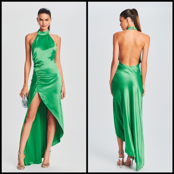 Retrofete | Dresses | Nwt Retrofete Sabrina Dress In Natural Green ...